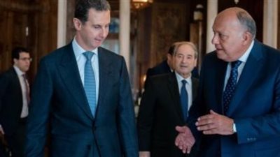 بشار الأسد يشيد بدعم مصر للحكومة السورية في إغاثة المتضررين من الزلزال