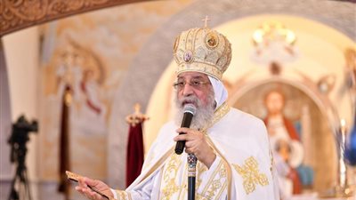 صور.. كواليس تدشين البابا لكنيسة «الأنبا بيشوي» بالتجمع الخامس