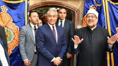 صور..  وزير القوى العاملة يتفقد لجنتي «الأوقاف» و«الشهر العقاري» بالانتخابات التكميلية