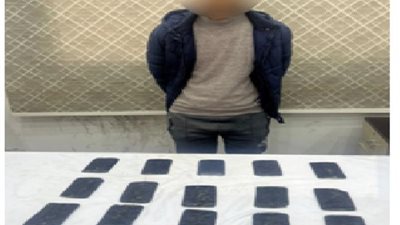 ضبط كمية من الحشيش بحوزة أحد الأشخاص بالقاهرة بقصد الإتجار