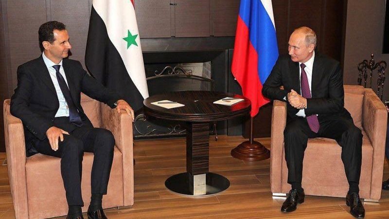 فلاديمير بوتين وبشار
