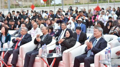 رئيسة مجلس أمناء الجامعة المصرية الصينية: سعداء باستضافة اليوم الثقافي الصيني في جامعتنا