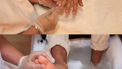 حكم عمل الباديكير والمانيكير للرجال بواسطة النساء