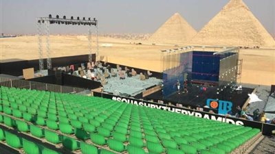اليوم انطلاق دور الـ16  لبطولة مصر الدولية للإسكواش من سفح الأهرامات