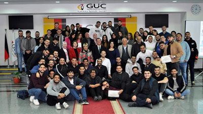 البنك الدولى و المنظمة الدولية للهجرة يشاركان طلاب الجامعة الألمانية بالقاهرة في الاحتفال باليوم العالمي للمياه 2023