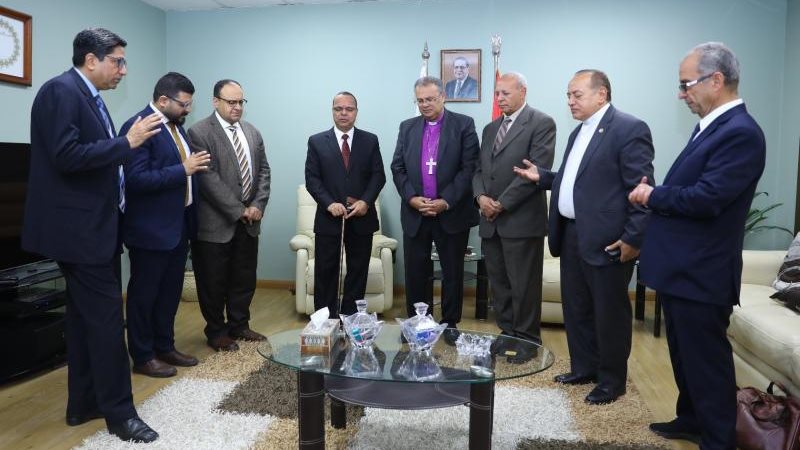 زيارة وفد الكنائس