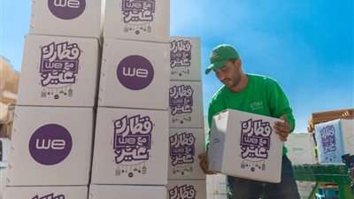 بنك الطعام المصري يتعاون مع المصرية للاتصالات WE  لدعم 21 مائدة رحمن وتجهيز 200 ألف كرتونة مواد غذائية