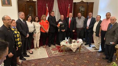 بحضور السفير اللبناني .. الطائفة المارونية تكرم أحد أبطال حرب أكتوبر المجيدة