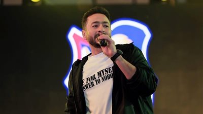 حمادة هلال يتألق في حفل جماهيري ضخم بطنطا احتفالا بالعيد (صور)