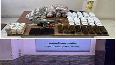 تفاصيل إستهداف عدد من العناصر الإجرامية من متجرى ومروجى المخدرات بدمياط وأسيوط