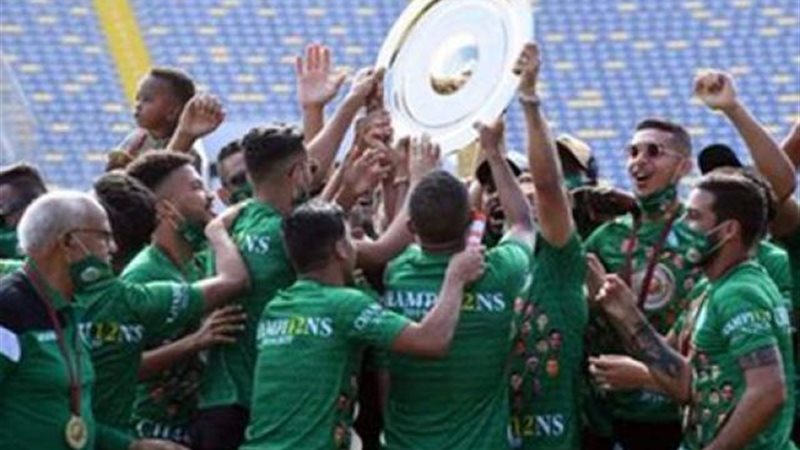 احتفال الرجاء بالدوري