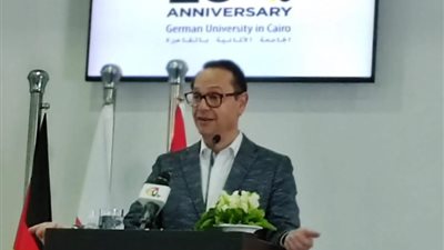 رئيس الجامعة الألمانية بالقاهرة: قررنا الصعود للعالمية وأطلقنا مبادرة ”التصميم يتواصل”