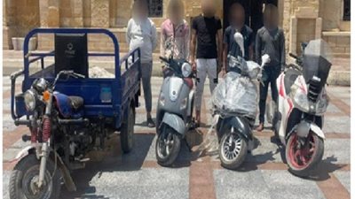 بالصور .. عصابة سرقة الدراجات النارية ومتعلقات المواطنين فى قبضة مباحث القاهرة