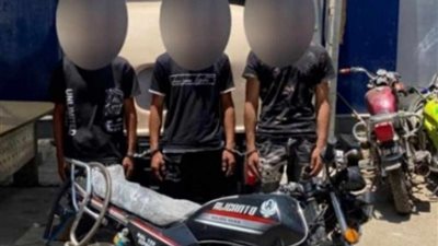 ضبط تشكيل عصابي لسرقة الدراجات النارية في المحلة الكبرى