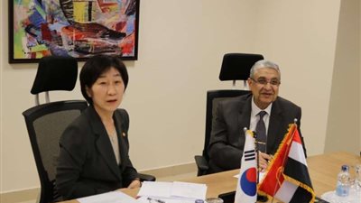 وزير الكهرباء يستقبل وزيرة البيئة الكورية لبحث التعاون المشترك