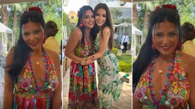 جوهرة تغازل رانيا يوسف: وحشتيني يا عسلية