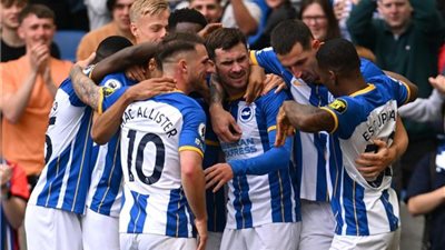 برايتون يواجه مانشستر سيتى فى الدورى الإنجليزى اليوم