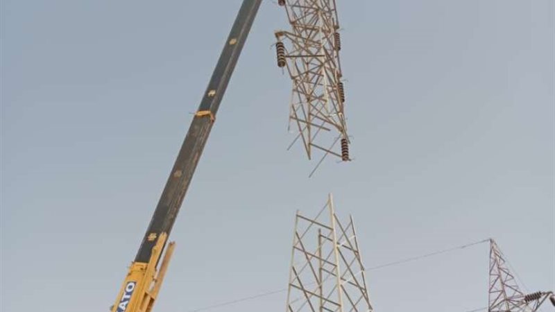 تجهيز برج الكهرباء