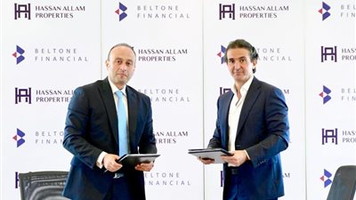 «بلتون للتأجير التمويلي» توقع اتفاقية بيع وإعادة التأجير بقيمة 500 مليون جنيه مصري مع مجموعة «حسن علام العقارية»