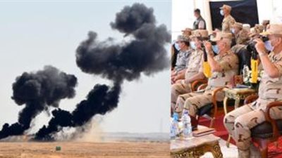 وزير الدفاع يشهد المرحلة الرئيسية للمناورة ”ردع - 2020”