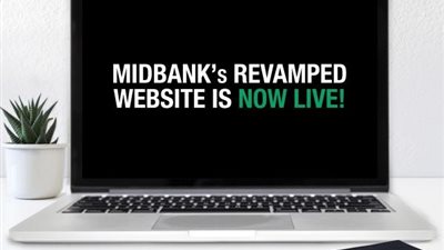 ميدبنك يطلق موقعه الالكتروني المستحدث