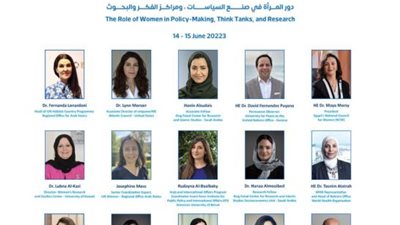 بحضورمايا مرسي.. انطلاق منتدى مركز اابحرين للدراسات حول دور المرأة فيصنع السياسات