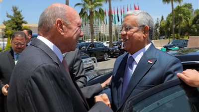 بالصور..المستشار حنفي جبالي يلتقي رئيس مجلس الأعيان الأردني