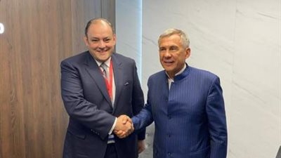 وزير التجارة  والصناعة يبحث مع كبري الشركات الروسية العاملة في مجالات الشحن  فرص التعاون المشترك