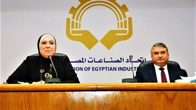 وزيرة التجارة والصناعة تستعرض مع المدير التنفيذى الجديد لمركز تحديث الصناعة سبل الارتقاء بدور المركز خلال المرحلة المقبلة