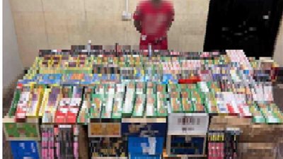 ضبط شخص بالقاهرة وبحوزته 1,5 مليون وخمسمائة ألف قطعة ألعاب نارية