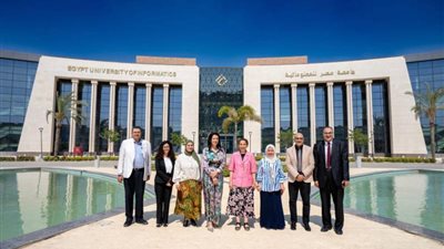 جامعة مصر للمعلوماتية تستقبل وفد من ”فولبرايت” لبحث تمويل المنح في مصر والولايات المتحدة