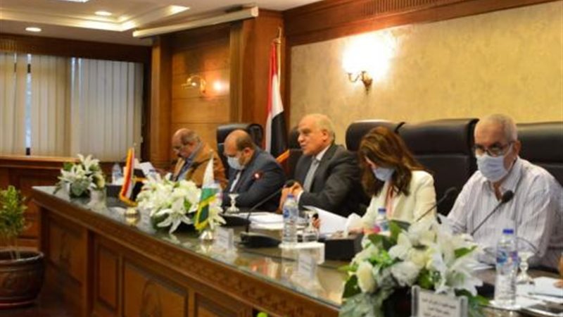 اجتماع محافظ الجيزة