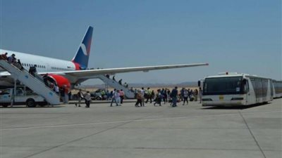 مطار مرسى علم الدولى يستقبل اليوم 25 رحلة سياحية من أوروبا