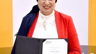 الجامعة الألمانية تحتفي برشا حنفي : واحدة من 10 نساء فقط حاصلات على منحة ألكساندر فون هومبولدت في الشرق الأوسط