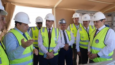 تفاصيل زيارة رئيس الجهاز المركزي للإحصاء لموقع محطة الضبعة النووية.. صور