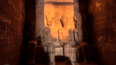 غدا.. الشمس تتعامد على وجه رمسيس الثانى بمدينة أبو سمبل