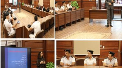 أكاديمية الشرطة تستضيف فاعليات دورتين تدريبيتين حول القانون الدولى الإنسانى