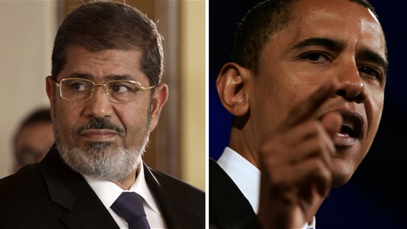 مرسي و أوباما