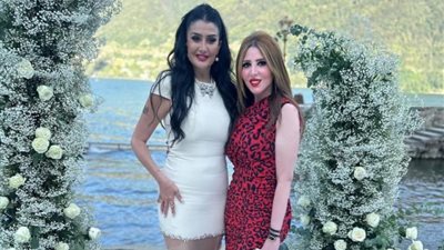 الاء لاشين تهني غادة عبد الرازق لزفاف نجلة شقيقتها