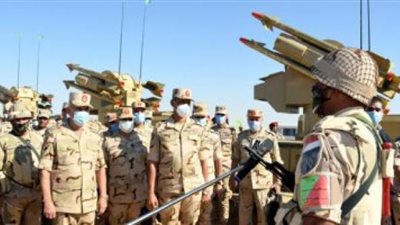 رئيس أركان حرب القوات المسلحة يشهد المرحلة الختامية للمناورة ”ردع - 2020”