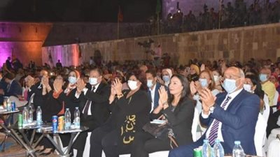 إيناس عبد الدايم تشهد افتتاح مهرجان سماع الدولي للإنشاد