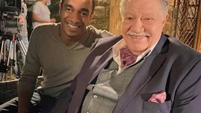 شاهد.. الظهور الأول لـ يحيي الفخراني من كواليس ”نجيب زاهي ذركش”