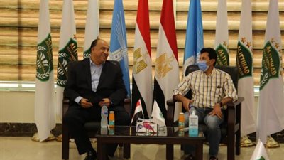وزير الرياضة يتفقد الفرع الجديد لنادي الاتحاد السكندري بأرض الغابة