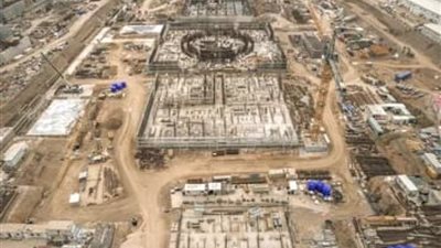 «روساتوم» تنتهي من صب البلاطة الخرسانية التأسيسية لمبنى المفاعل الرابع  لمحطة أكويو النووية