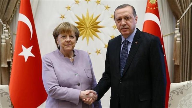 أردوغان وميركل