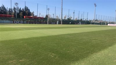 بيراميدز يخوض مرانه الأخير بمجمع محمد السادس استعدادا للنهائي