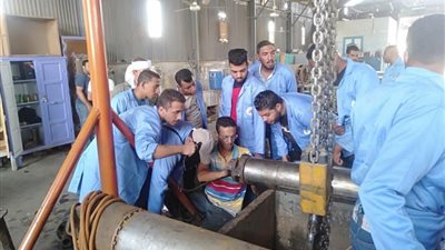 انتهاء اختبارات الدورات التدريبية لشباب الوادي الجديد