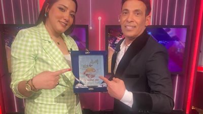 دينا عادل نجمة ستار أكاديمي ضيفة سعد الصغير في برنامجه .. اليوم