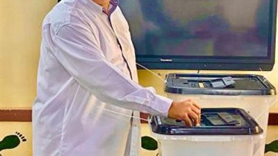 مصيلحى يدلي بصوته فى إنتخابات النواب 2020