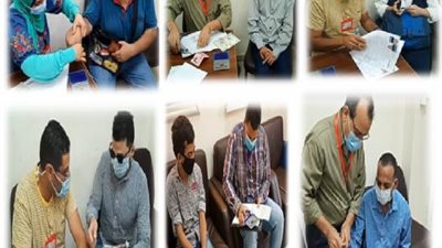 إستخراج جوازات السفر لعدد من ذوى الإعاقة البصرية مجاناً